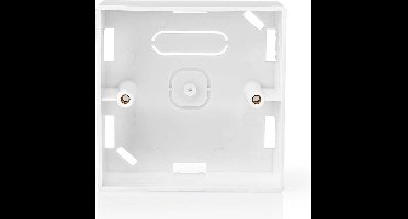 Nedis Opbouwdoos - Accessoire voor: WIFIWC10WT / WIFIWS10WT / WIFIWS20WT - Wandmontage - Wit
