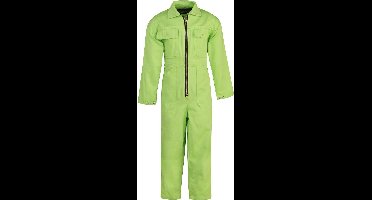 STØRVIK Nicky Kinderoverall 100% Katoen - Jongens & Meisjes - Overall Kinderen - 9/18 maanden - Maat 80/86 - Limegroen