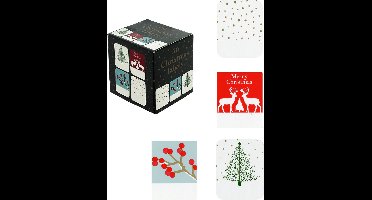 Kerst Naam Stickers - Kerst Labels - Box 50 Stuks