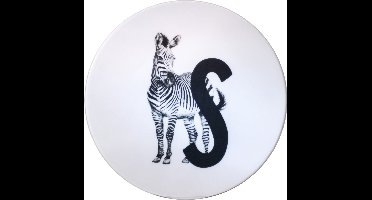 Letterbord S met Zebra