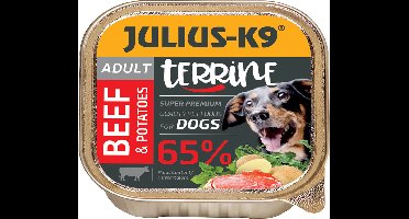 Julius K9 - hondenvoer - Pate - Natvoer - Adult - Rund - 10 x 150g