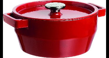 Pyrex Slowcook Braadpan - Rood - 28 cm - 6,3 l