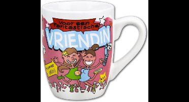 Paper Dreams Feestmok Vriendin 325 Ml Keramiek Wit