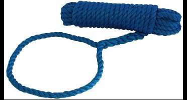 Talamex - Superlene - kant en klare - landvasten - Blauw - 8 mm x 6 mtr.