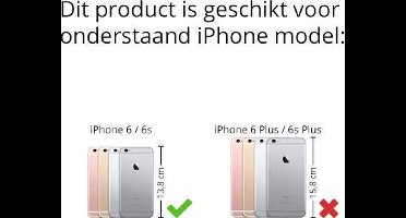 iPhone 6s/6 hoesje - Guess - Zilver - Kunstleer