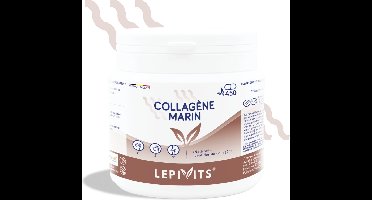 Marine Collageen | 450 capsules | Gepatenteerd Collageen Hydrolysaat | Gezonde Huid, Pezen & Kraakbeen | Made in Belgium | LEPIVITS