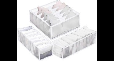 Springos Lade Organizer | Kleding Organizer | Ondergoed Organizer | Set | Transparant