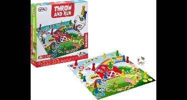 Grafix Dobbelen en Rennen - Boerderij bordspel - Gezelschapsspel - Bordspel - Spellen voor kinderen