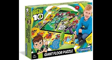 Grote vloerpuzzel BEN10 - met electrische pen - 24 grote stukken met opdrachten