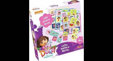 Tactic Dora 3-in-1: Memo - Lotto - Domino | Games | bol