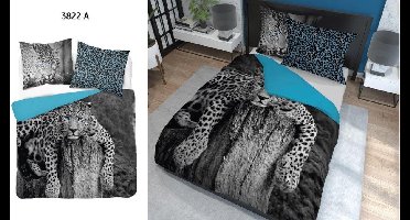 Dekbedovertrek 2 persoons Luipaard