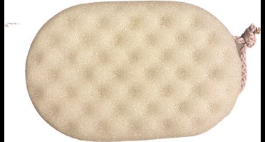 Badspons met koord - Badspons met touw - Source Balance - scrub aan één zijde