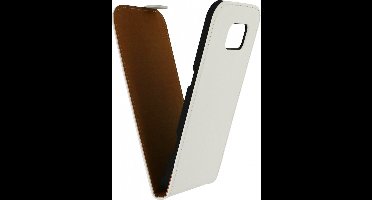 Samsung Galaxy S6 Hoesje - Mobilize - Ultra Slim Serie - Kunstlederen Flipcase - Wit - Hoesje Geschikt Voor Samsung Galaxy S6