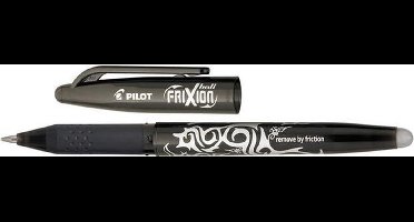 Pilot Frixion – Rollerball Pen – Zwart 0.7mm – uitgumbaar – 1 stuk