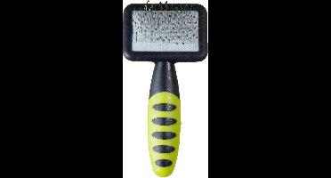 Flamingo Verzorgingborstel Slicker - Geel - 12 x 5.5 x 3 cm