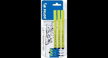 Pilot - Lettering Pen - set 3 stuks - dikte 0.1 - 0.2 - 0.3