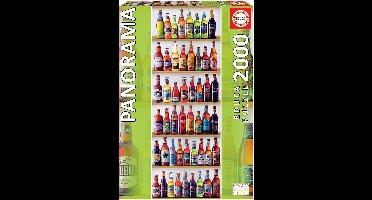 Legpuzzel - Panorama - 2000 stukjes - Bier uit de Hele Wereld  -  Educa puzzel
