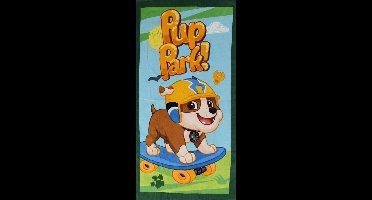 PAW Patrol PUP Park - strandlaken - 70 x 140 cm - Multi - Badlaken - Badhanddoek - Handdoek