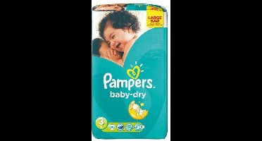 Pampers Baby Dry Maat 3 Jumbopak  68 stuks