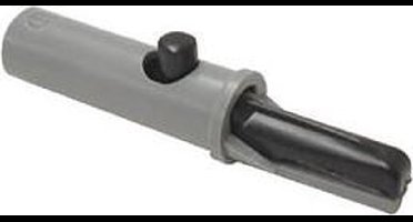 GEISOLEERDE KROKODILLENKLEM 4mm 6A / ZWART (AK 10) (HM34016A)