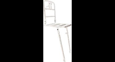 Voordrager transport aluminium 20 inch wit balhoofdmontage - WIT