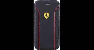Ferrari Fiorano Book Case Boekhoesje - voor iPhone 6 Plus / iPhone 6s Plus (5.5" Plus versie) - Zwart