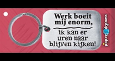 Paperdreams Sleutelhanger werk boeit