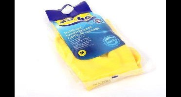 Huishoudhandschoen strong geel medium