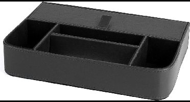Premium pennenbak lederlook zwart