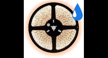 5 meter warm wit led strip waterproof - IP65 - 60Leds/m - 12V