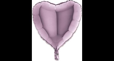 Folieballon hart lila (46cm)