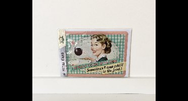 Postcards Metaal Metalen Postcard met Motief