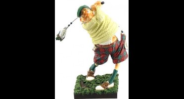 Golfer - beeldje – sport – polyresin - sports – Guillermo Forchino – 11x11x20 cm - golfen