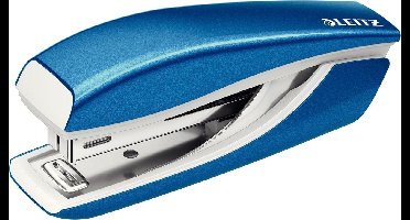Leitz WOW Metalen Mini Nietmachine - Capaciteit Van 10 Vel - Inclusief Nietjes - Voor Kantoor En Thuiswerken - Ideaal Voor Thuiskantoor - Blauw