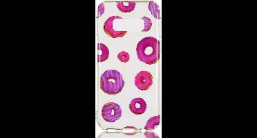 Shop4 - Geschikt voor Samsung Galaxy S10e Hoesje - Zachte Back Case Donuts