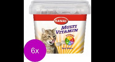 Sanal Multi Vitamin Cat Treats - Kattensnack - 6 x 100 g
