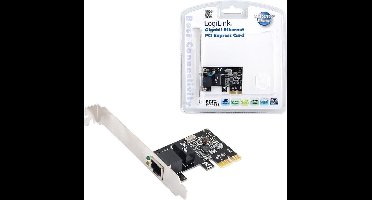 LogiLink PC0029A Netwerkkaart 1 GBit/s PCI-Express, LAN (10/100/1000 MBit/s)