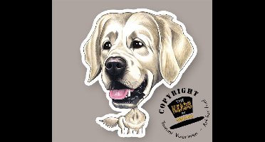 Magneet Hond Golden Retriever