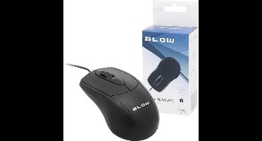 Computer muis 800DPI Optisch Bedraad Zwart MP40