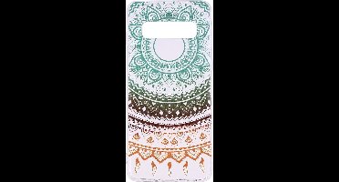 Shop4 - Geschikt voor Samsung Galaxy S10e Hoesje - Zachte Back Case Gekleurde Mandala