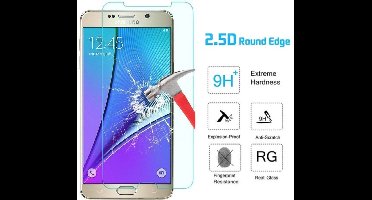 Screenprotector geschikt voor Samsung Galaxy J5 (2015) - Tempered Glass Screenprotector Transparant 2,5D 9H (Gehard Glas)