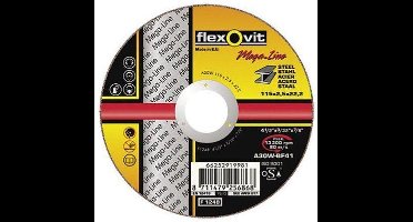 Flexovit Doorslijpschijf 115 A 60 W-BF41