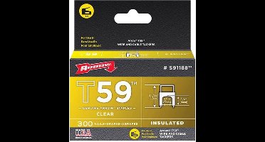 Arrow - Nieten voor Tacker -  8mm x 1/4"6mm - Geschikt voor draad & Kabel