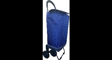 Oslo 4-wiel Boodschappen-trolley navy