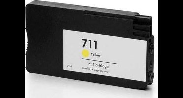 FLWR - Inktcartridge / 711 / Geel - Geschikt voor HP