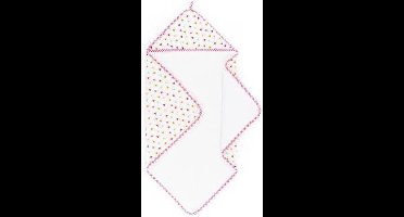 Lief Lifestyle! Badcape wit/roze