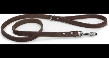 Beeztees leren looplijn Djenga. Bruin. 130 cm.