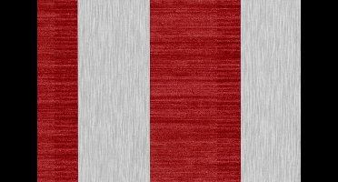 Dutch Wallcoverings vliesbehang streep - rood/grijs