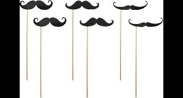 Foto props snor 6 stuks