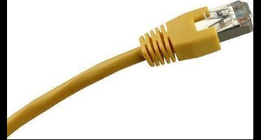 Sharkoon CAT 5e/FTP Patch kabel RJ45 geel 0.5 m